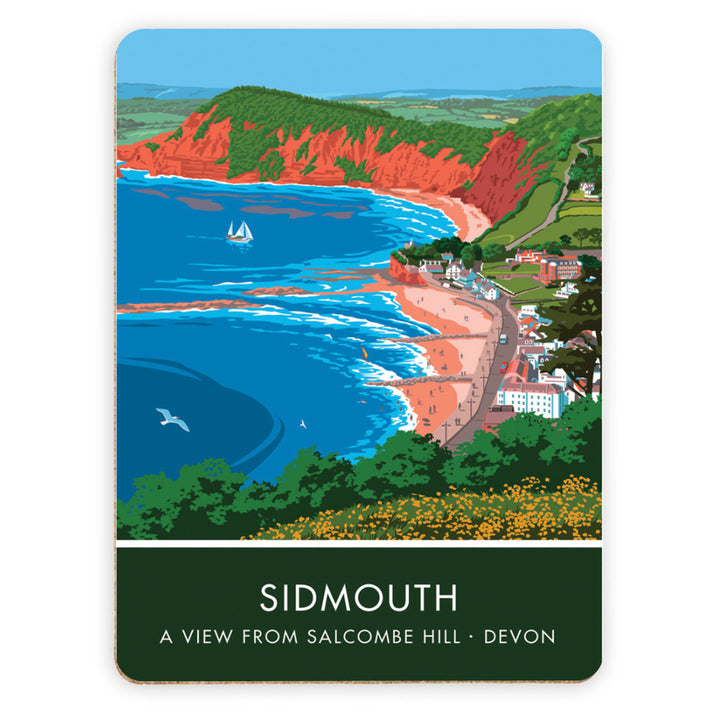 Salcombe Hill, Sidmouth, Devon Placemat
