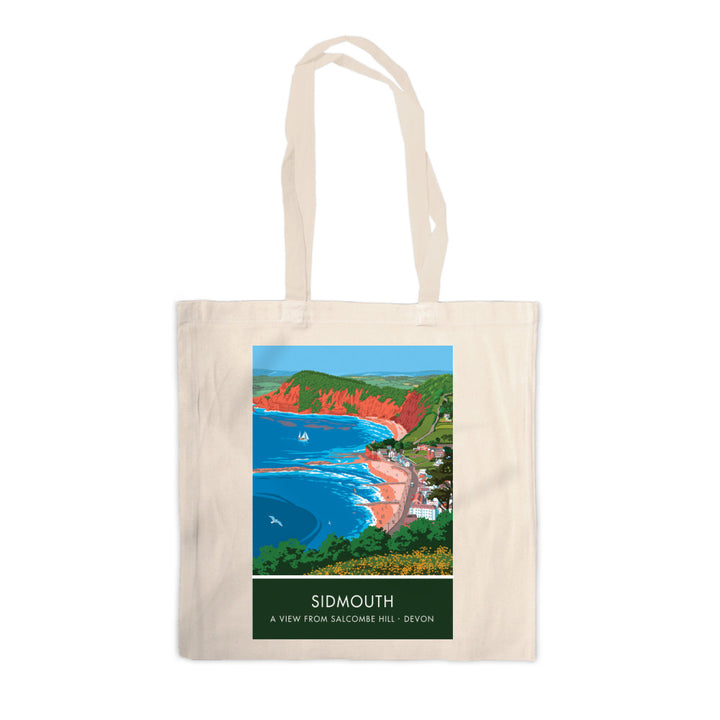 Salcombe Hill, Sidmouth, Devon Canvas Tote Bag