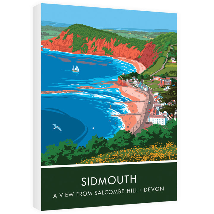 Salcombe Hill, Sidmouth, Devon 60cm x 80cm Canvas