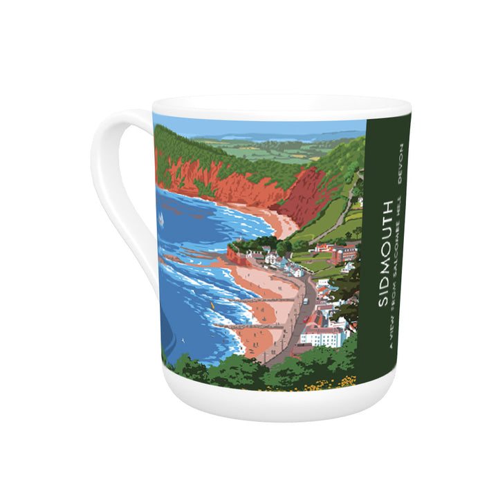 Salcombe Hill, Sidmouth, Devon Bone China Mug