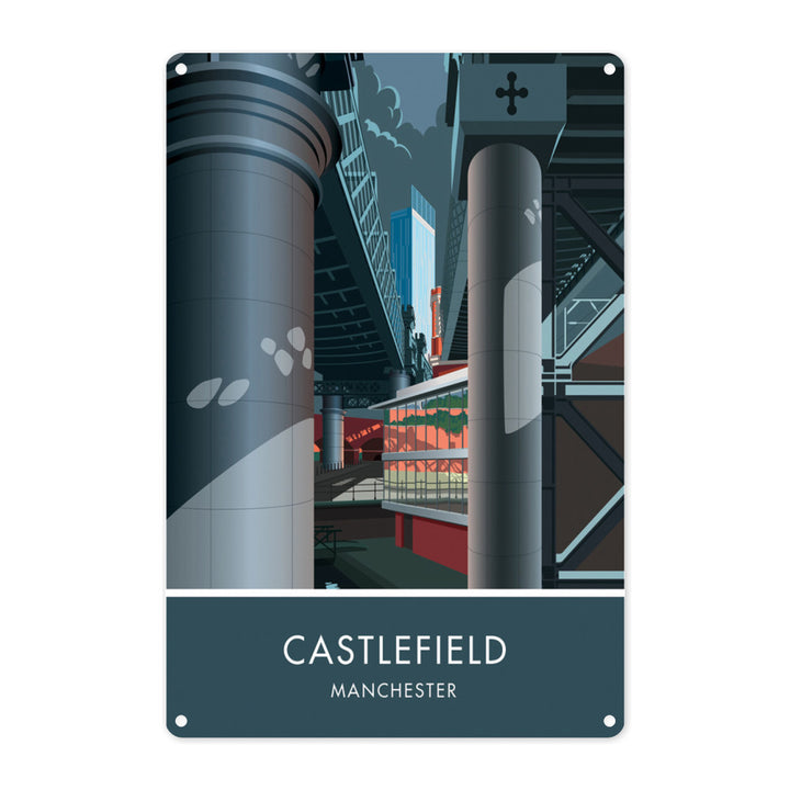 Castlefield, Manchester, Cheshire Metal Sign