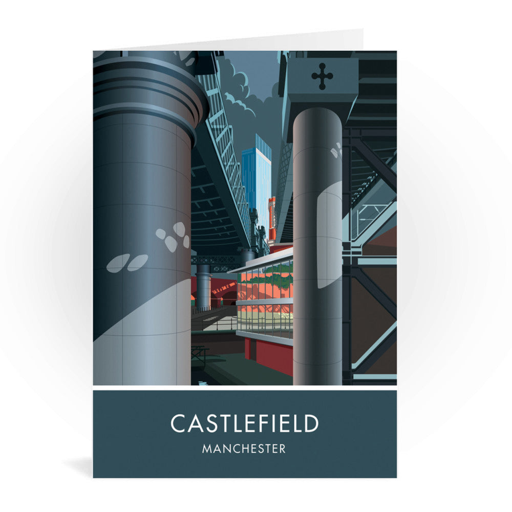 Castlefield, Manchester, Cheshire Greeting Card 7x5