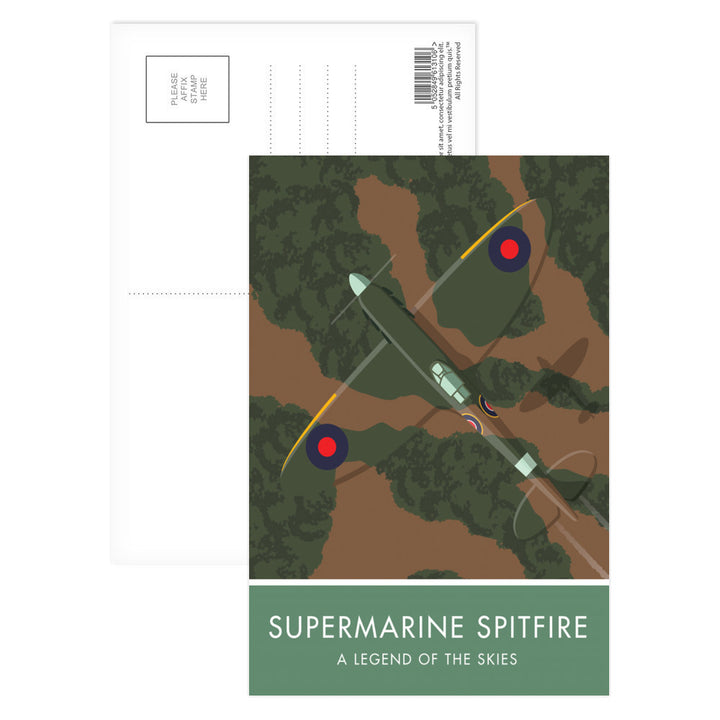 Supermarine Spitfire Postcard Pack
