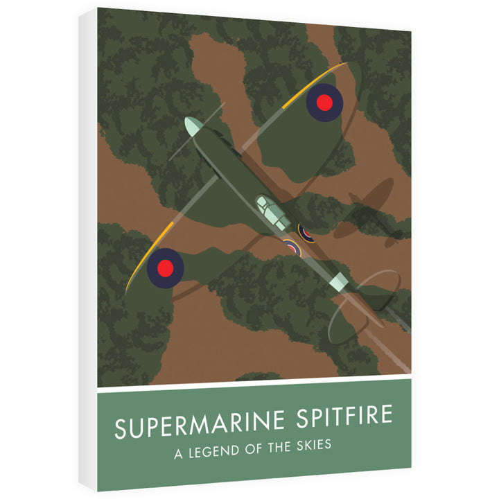 Supermarine Spitfire 60cm x 80cm Canvas
