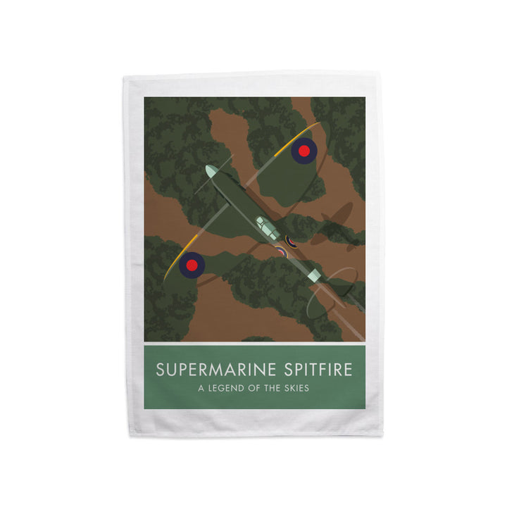 Supermarine Spitfire Tea Towel