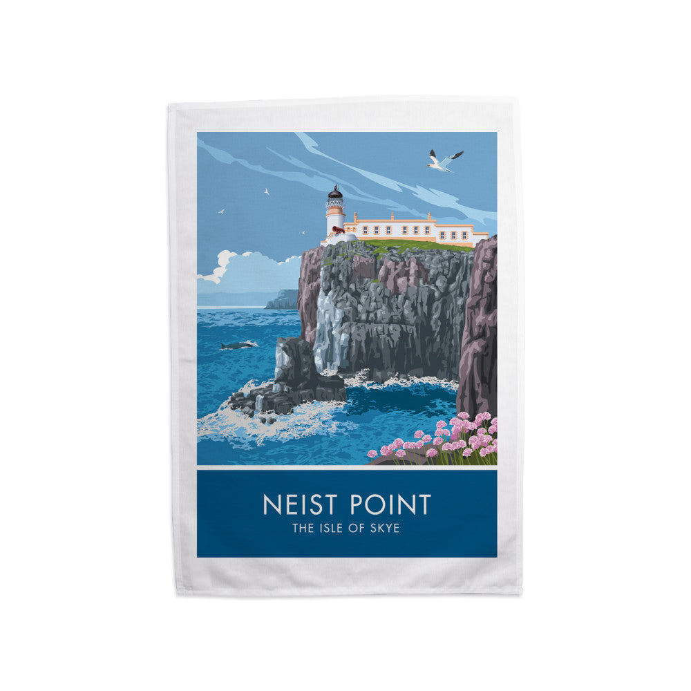 Neist Point, Isle Of Skye, Scotland Tea Towel