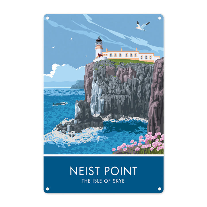 Neist Point, Isle Of Skye, Scotland Metal Sign