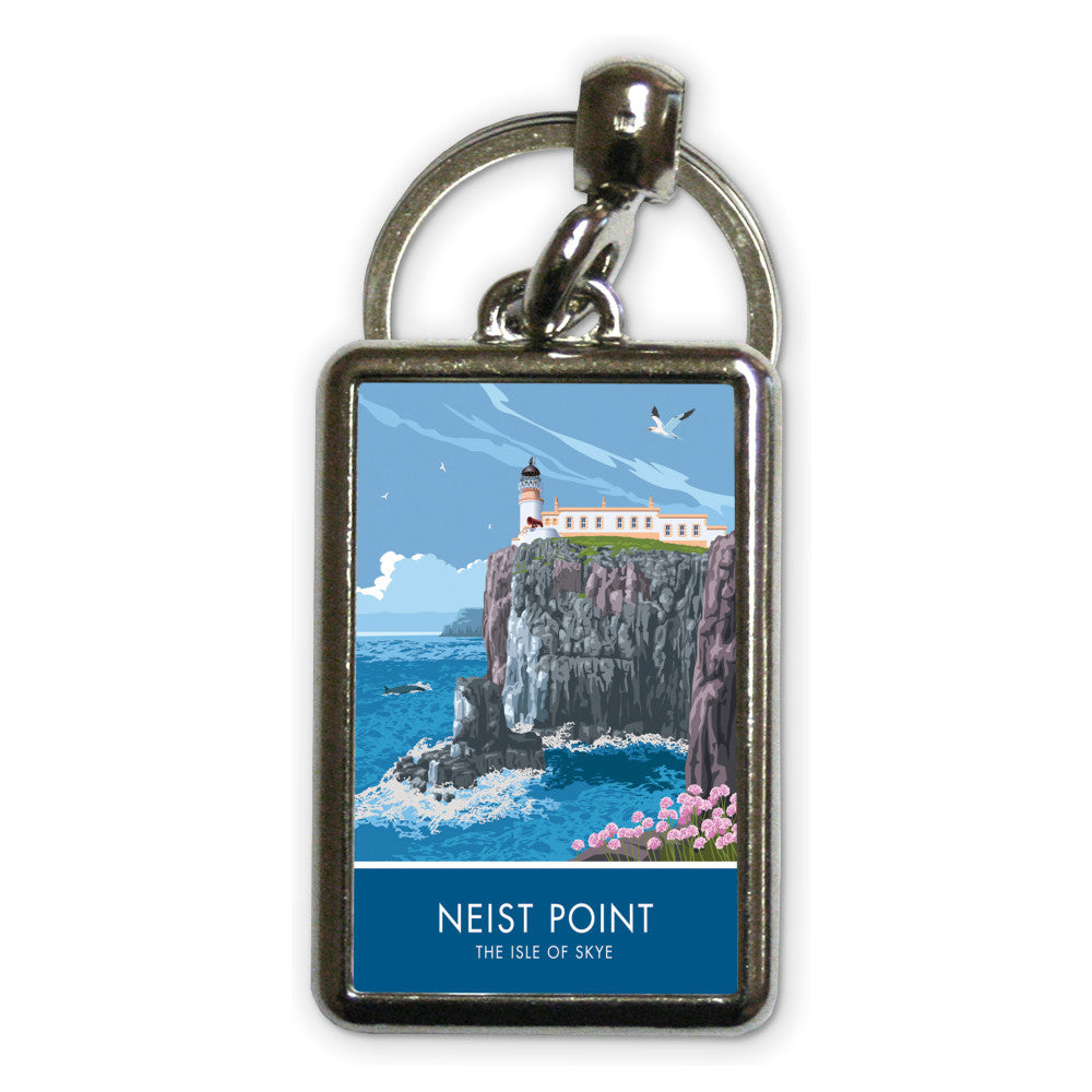 Neist Point, Isle Of Skye, Scotland Metal Keyring