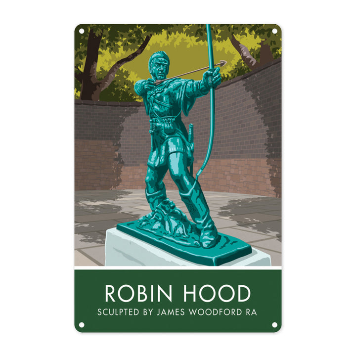 Robin Hood, Nottingham Metal Sign