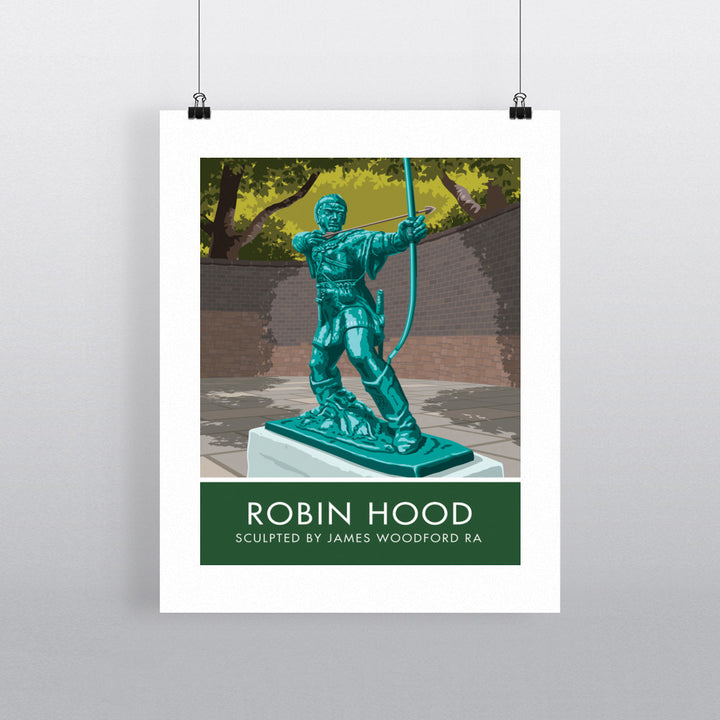 Robin Hood, Nottingham 90x120cm Fine Art Print