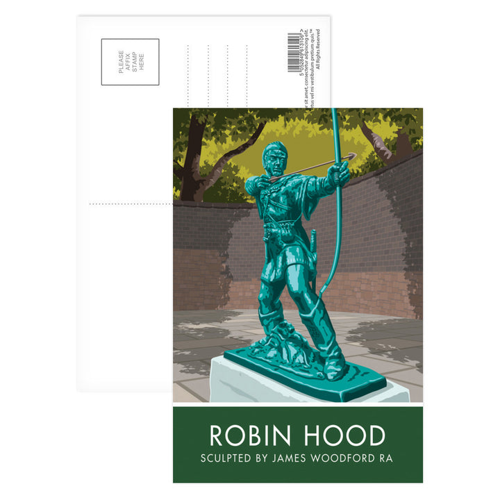 Robin Hood, Nottingham Postcard Pack