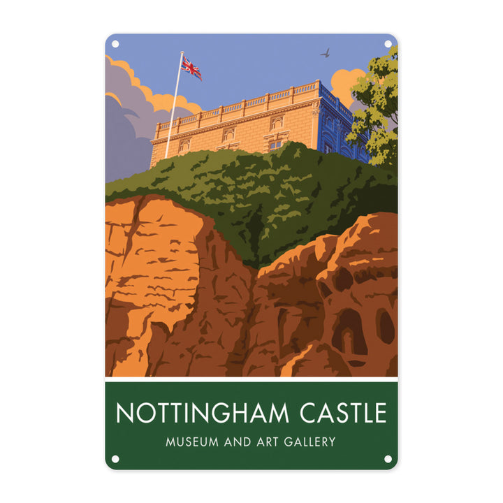 Nottingham Castle, Nottingham Metal Sign