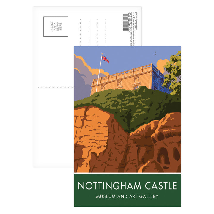 Nottingham Castle, Nottingham Postcard Pack
