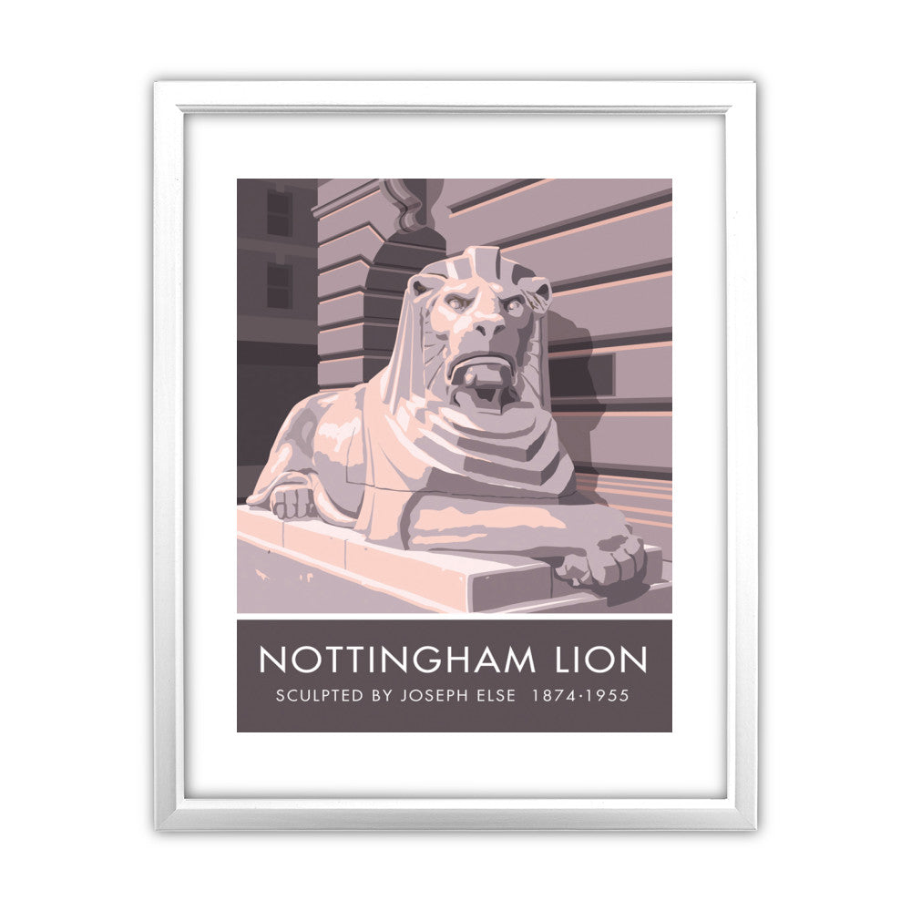 The Nottingham Lion, Nottingham - Art Print