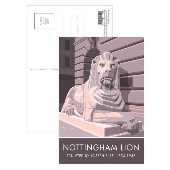 The Nottingham Lion, Nottingham Postcard Pack