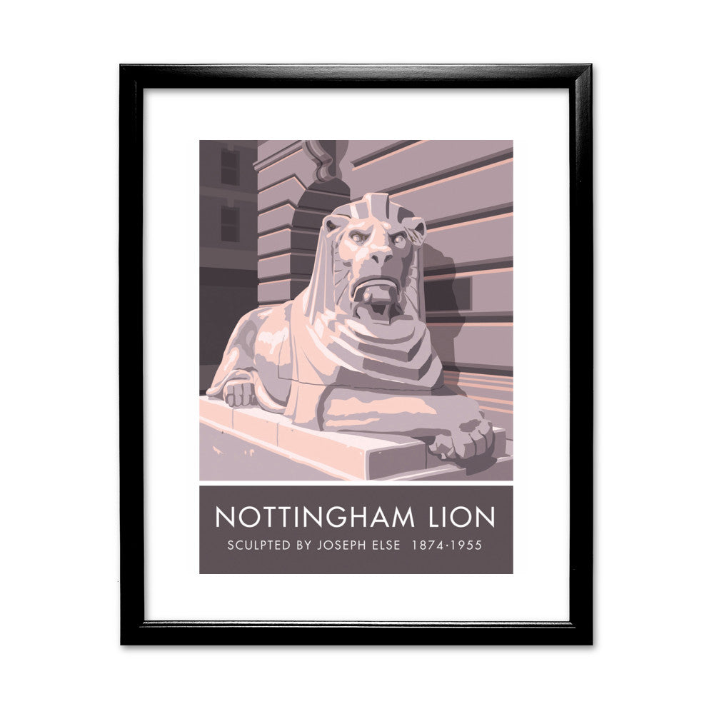 The Nottingham Lion, Nottingham - Art Print