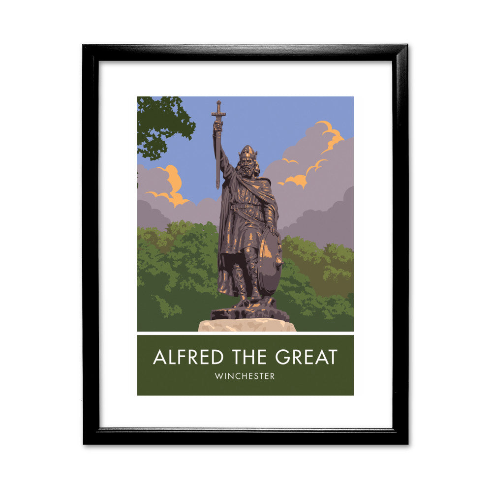 Alfred the Great, Winchester, Hampshire - Art Print