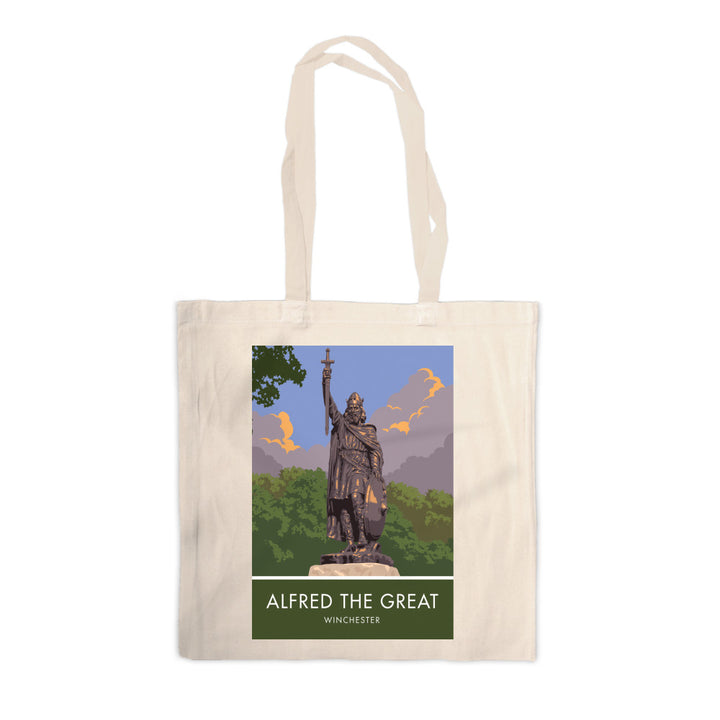 Alfred the Great, Winchester, Hampshire Canvas Tote Bag