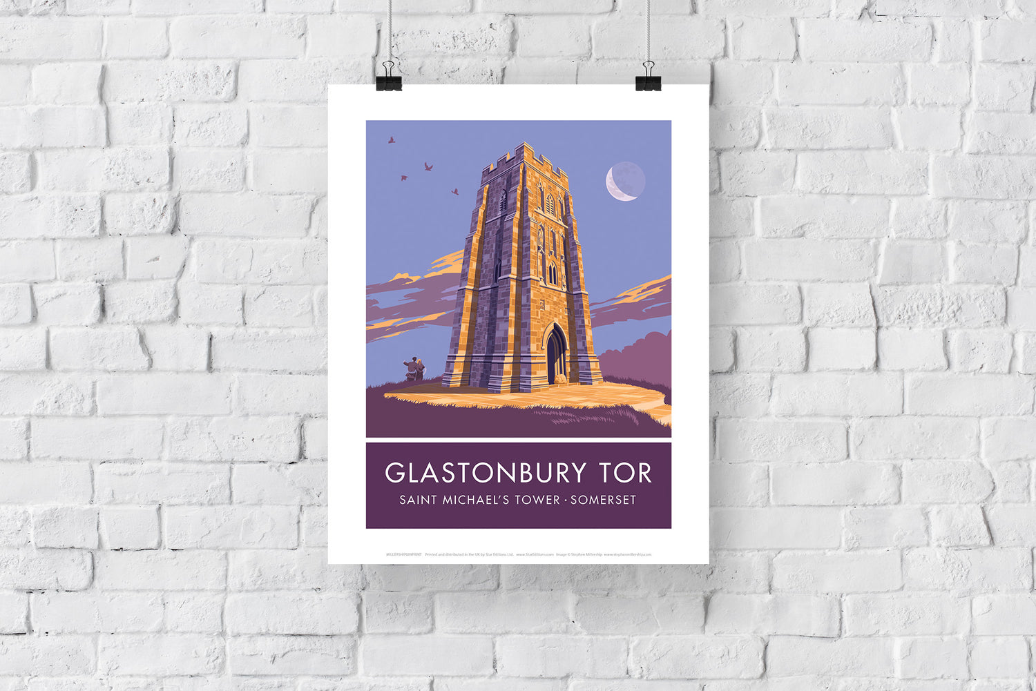 Glastonbury Tor, Glastonbury, Somerset - Art Print