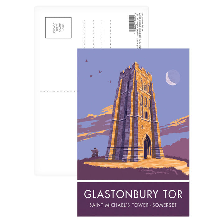 Glastonbury Tor, Glastonbury, Somerset Postcard Pack