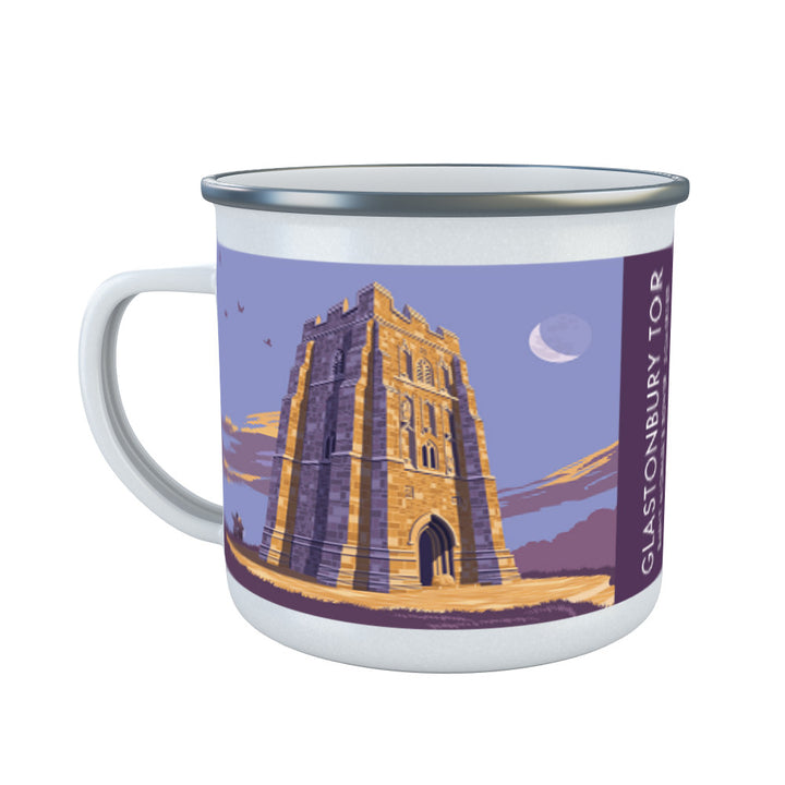 Glastonbury Tor, Glastonbury, Somerset Enamel Mug