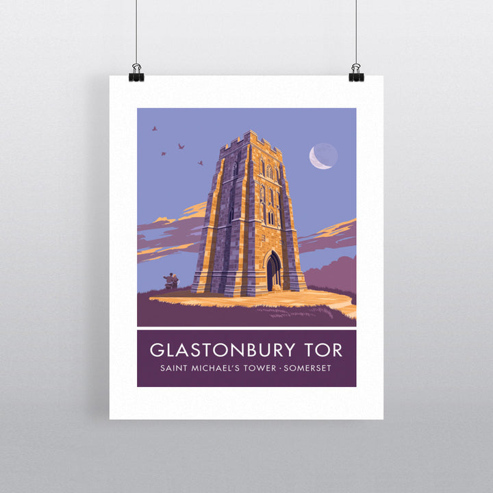 Glastonbury Tor, Glastonbury, Somerset 90x120cm Fine Art Print