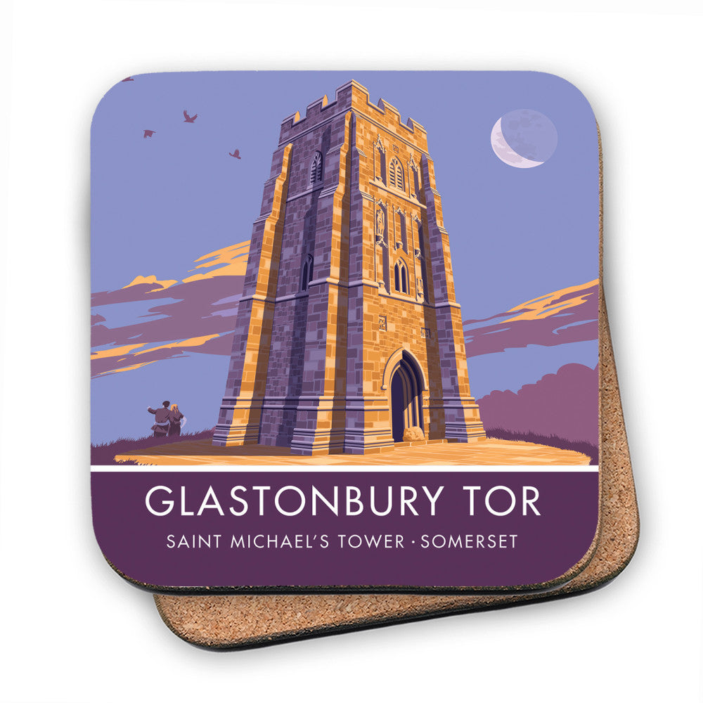 Glastonbury Tor, Glastonbury, Somerset MDF Coaster