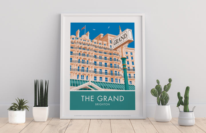 The Grand Hotel, Brighton, Sussex - Art Print