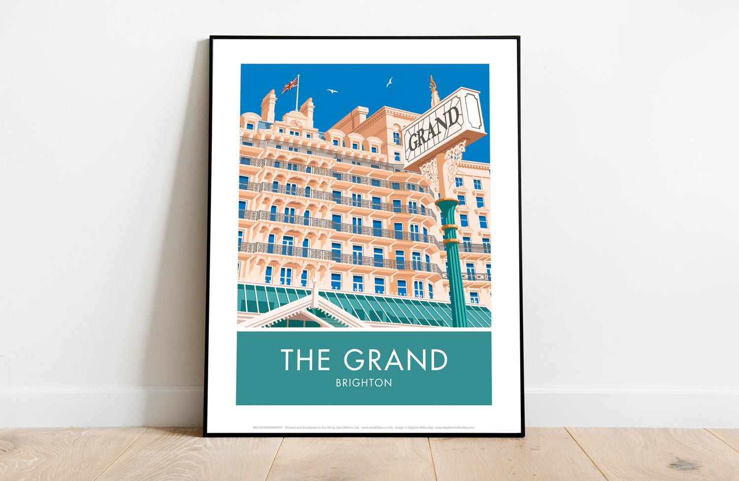 The Grand Hotel, Brighton, Sussex - Art Print