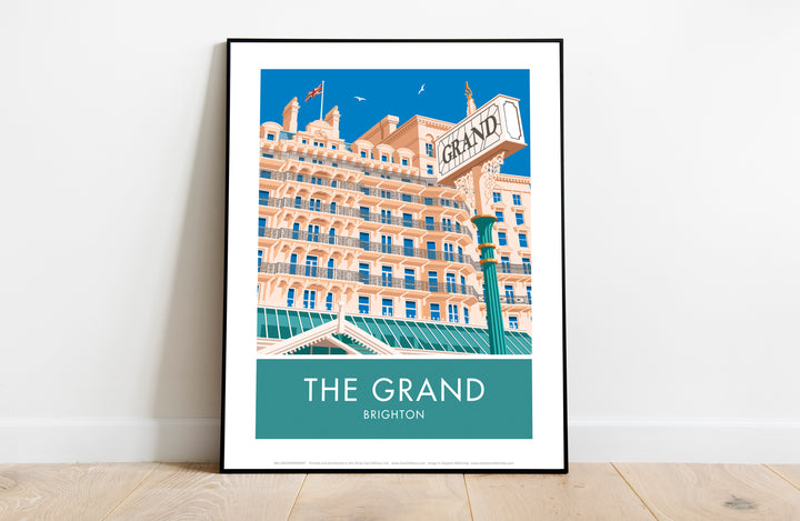 The Grand Hotel, Brighton, Sussex - Art Print