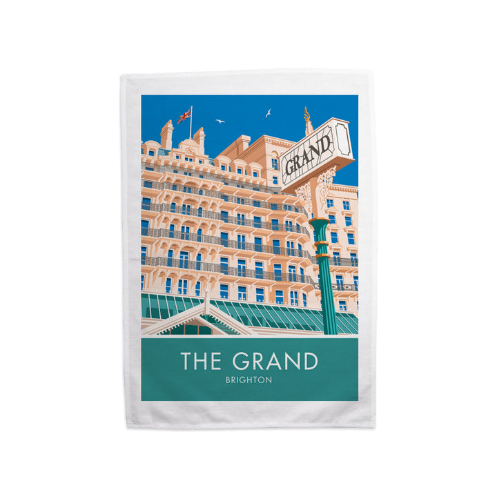 The Grand Hotel, Brighton, Sussex Tea Towel