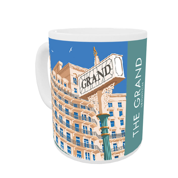 The Grand Hotel, Brighton, Sussex Coloured Insert Mug