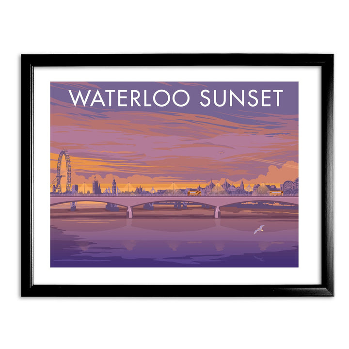 London, Waterloo Sunset Art Print