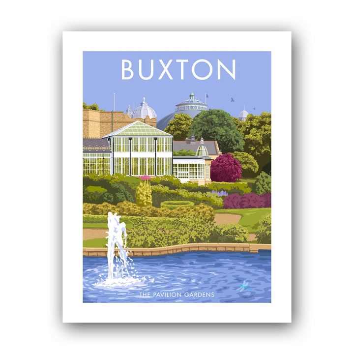 Buxton, The Pavilion Gardens Art Print