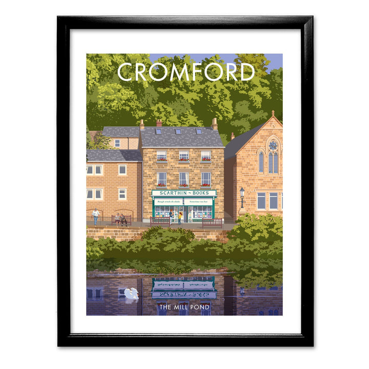 Cromford, The Mill Pond Art Print