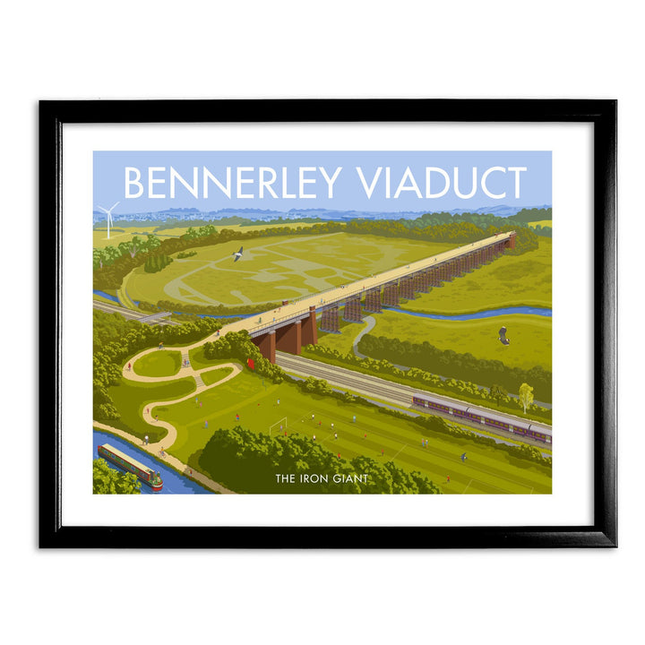 Bennerley Viaduct, The Iron Giant Art Print