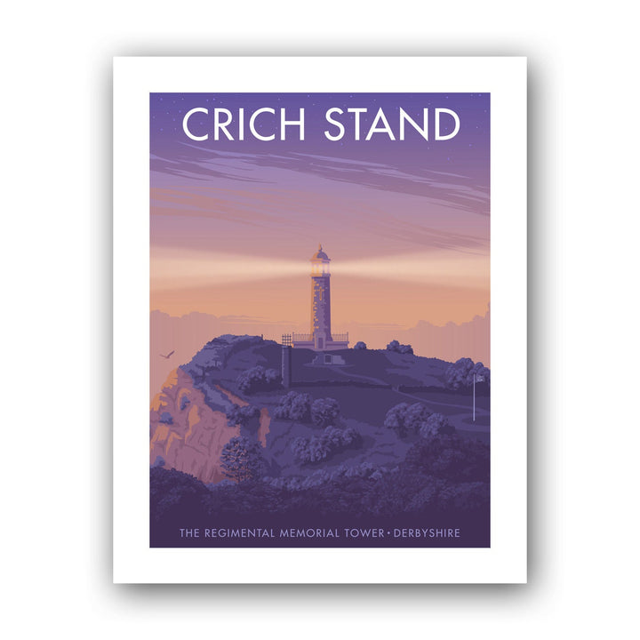 Crich Stand, Memorial Tower Art Print