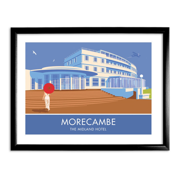 Morecambe, The Midland Hotel Art Print