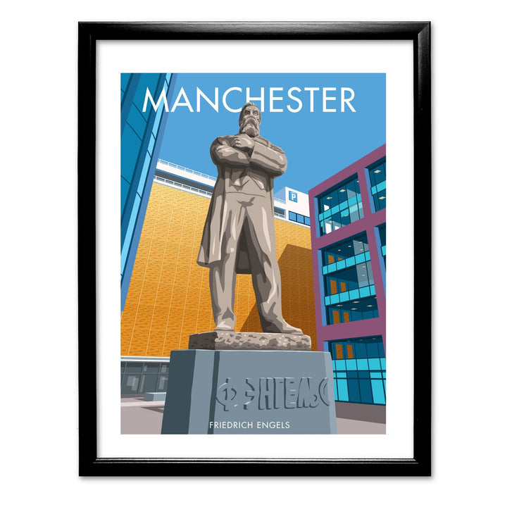 Friedrich Engels Statue, Manchester Art Print