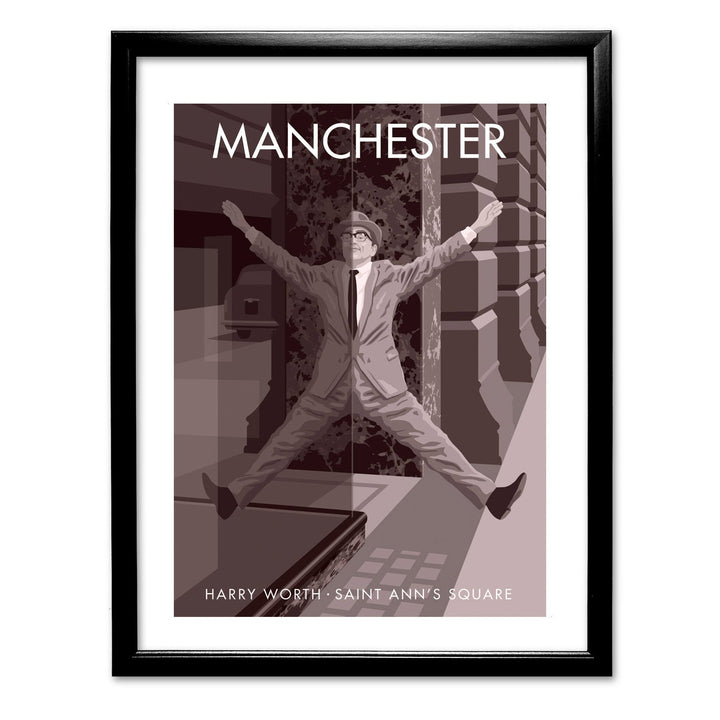 Harry Worth, Saint Ann's Square, Manchester Art Print