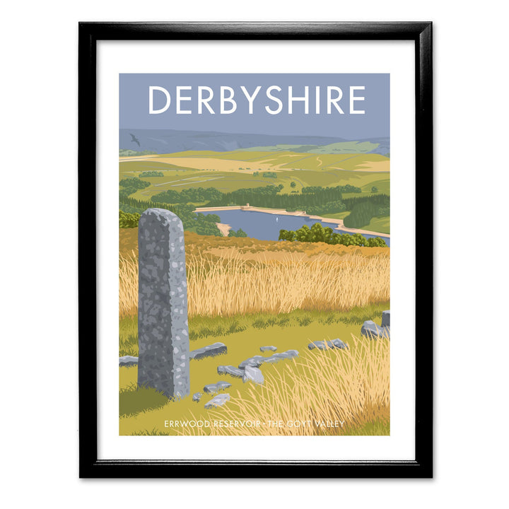 Errwood Reservoir, Goyt Valley Art Print