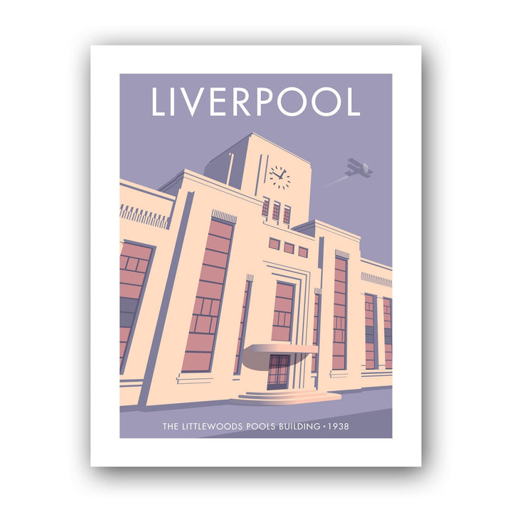 The Littlewood Pools Building, Liverpool Art Print