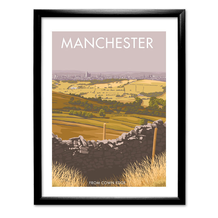 Manchester From Cown Edge Art Print