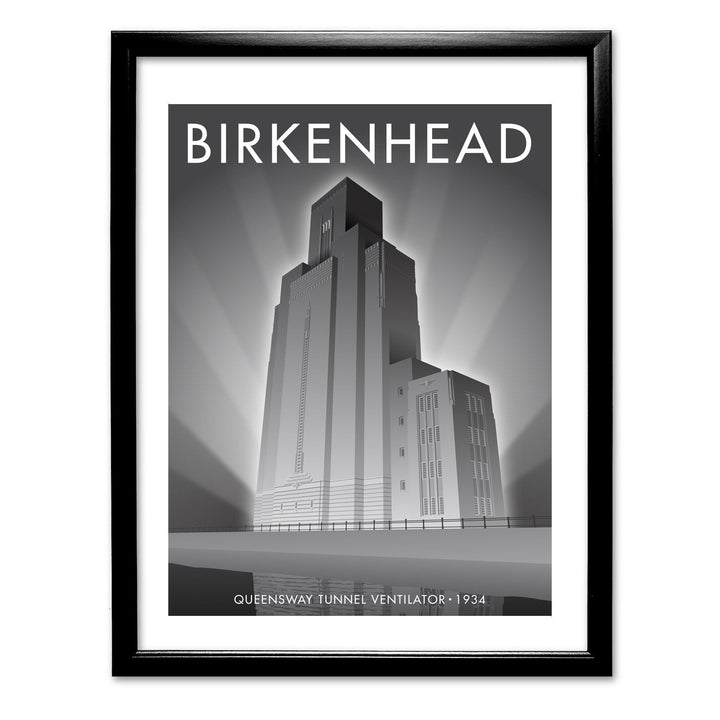 Birkenhead, Queensway Tunnel Art Print