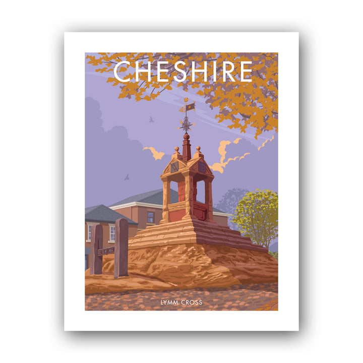 Lymm Cross, Cheshire Art Print