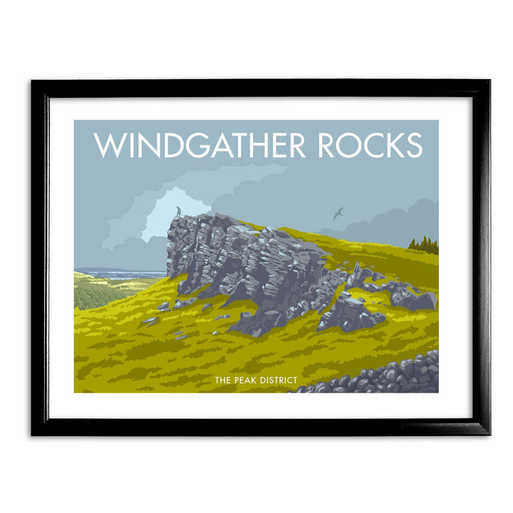 Windgather Rocks Art Print