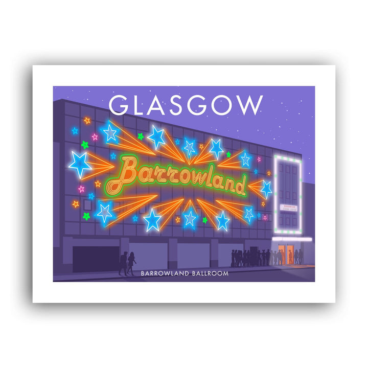Barrowland Ballroom, Glasgow Art Print