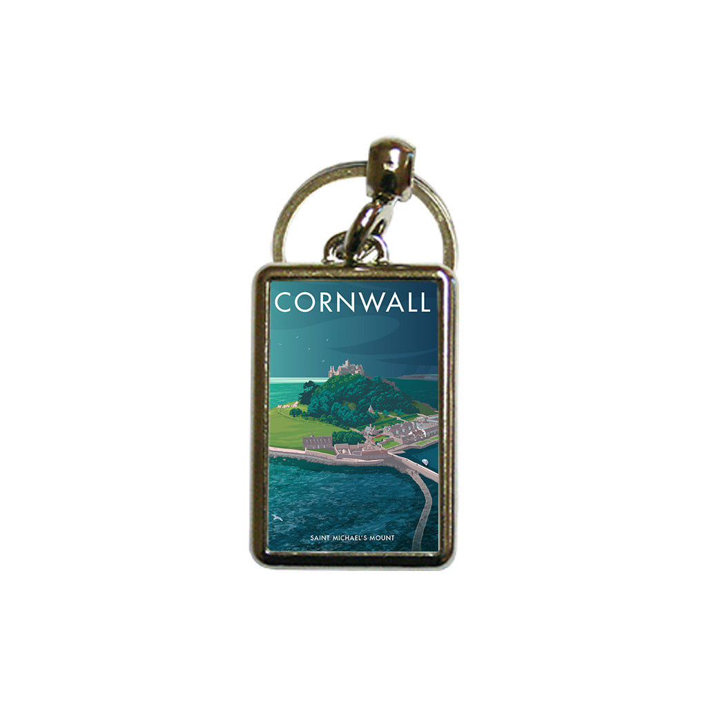 Cornwall Metal Keyring – Love Your Location
