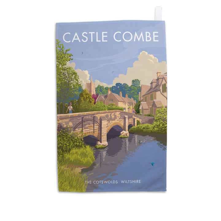 Castle Combe, The Cotswolds Tea Towel