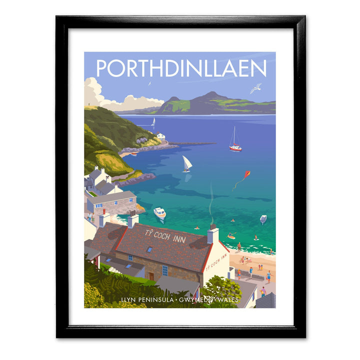 Porthdinllaen, Llyn Peninsula Art Print